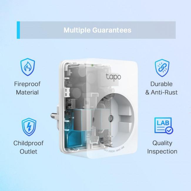 Αντάπτορας Ρεύματος Σετ 2 Τεμαχίων Wi-Fi TAPO-P110 V1.0 TP-LINK