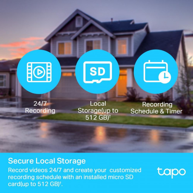 Κάμερα Pan/Tilt Wi-Fi 1080p , Με Φακό 3.9mm Tapo C500 V1.0 TP-LINK