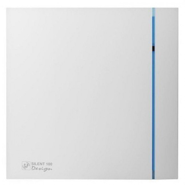 Εξαεριστήρας Μπάνιου Για Σωλήνα 100mm Λευκός SILENT DESIGN 100 CZ S&P