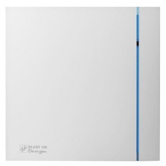 Εξαεριστήρας Μπάνιου Για Σωλήνα 100mm Λευκός SILENT DESIGN 100 CZ S&P