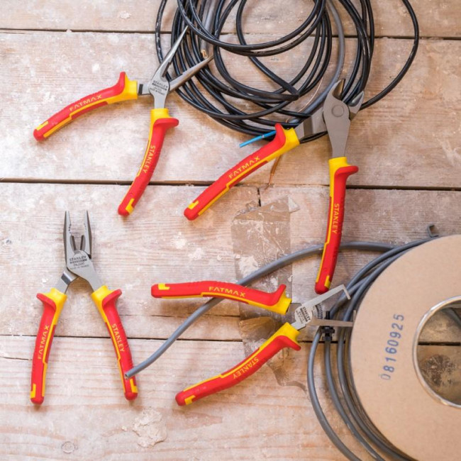 Σετ Πένσα,Πλαγιοκόφτης, Μυτοτσίμπιδο & Απογυμνωτής 4-84-489 STANLEY