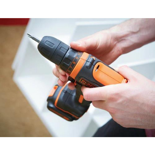 Δραπανοκατσάβιδο 10.8V 1.5Ah BDCDD12-QW BLACK&DECKER
