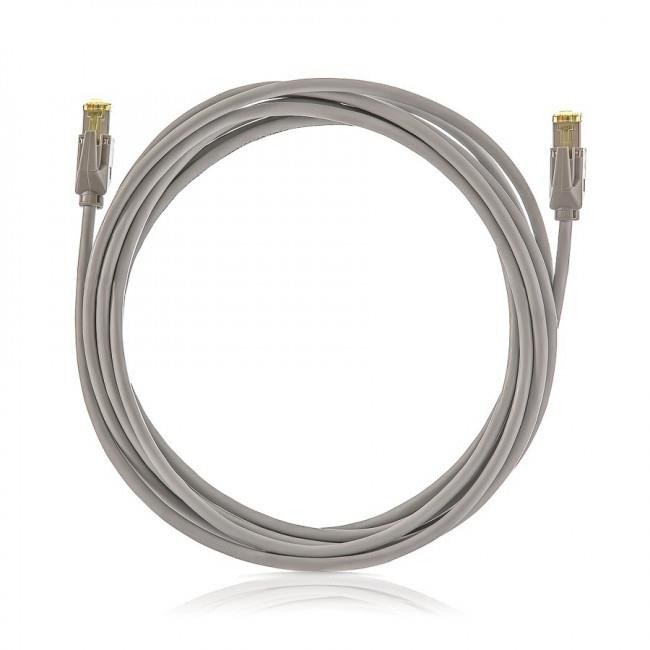 Patch Cord Χαλκού 20m Cat.6A FTP Γκρί KEL-C6A-P-200 KELINE