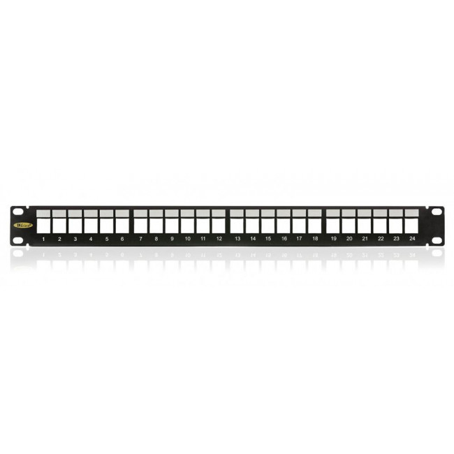 Patch Panel 1U Κενό 24 Θέσεων Keystone KEP-EMPTY-S KELINE