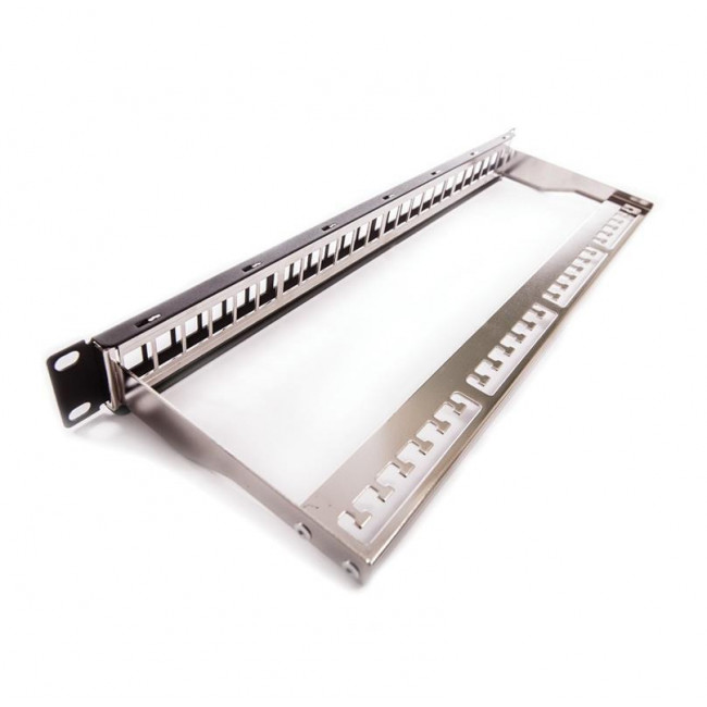 Patch Panel 1U Κενό 24 Θέσεων Keystone KEP-EMPTY-S KELINE
