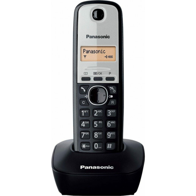 Τηλέφωνο Ασύρματο Μαύρο Και Ασημί KX-TG1611GRG PANASONIC