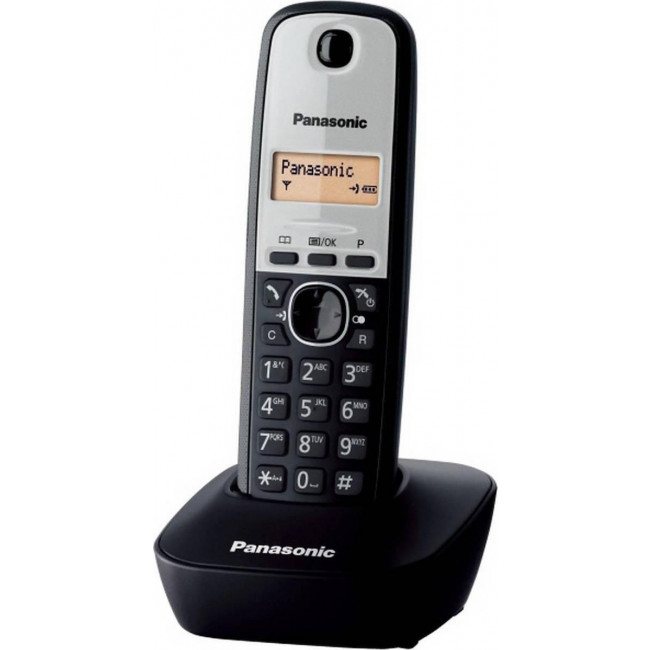 Τηλέφωνο Ασύρματο Μαύρο Και Ασημί KX-TG1611GRG PANASONIC