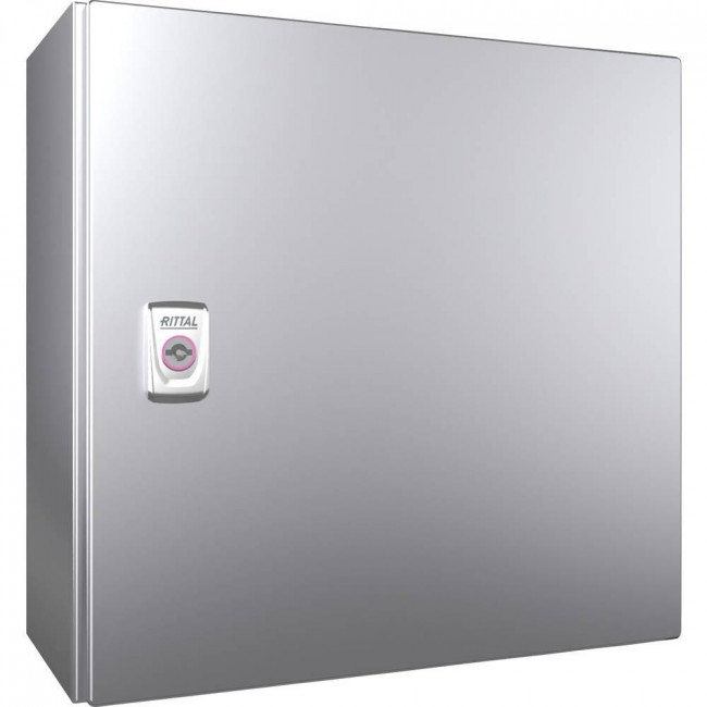 Ερμάριο Μεταλλικό 380x380x210mm AISI 304 Αδιάφανη Πόρτα IP66 AX Basic RITTAL