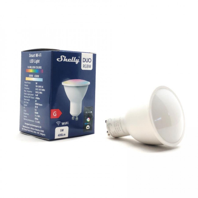 Λάμπα LED 5W GU10 RGB+Tunable White WIFI Shelly Duo ALLTERCO