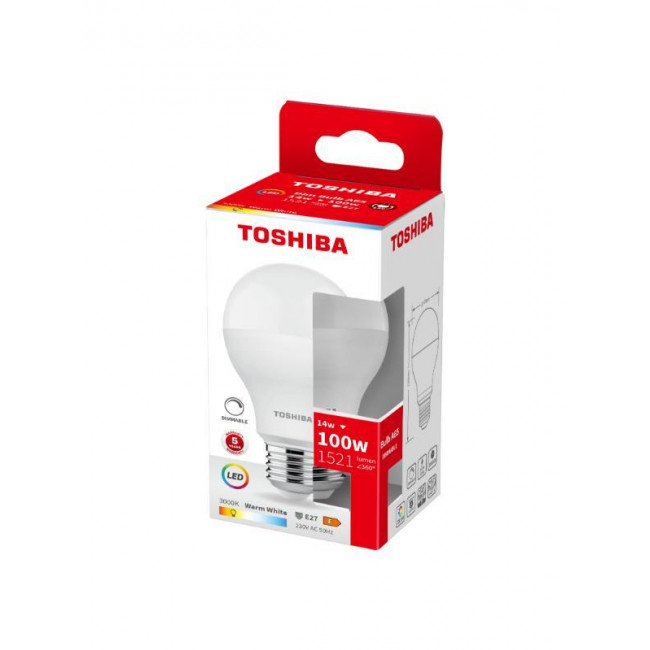 Λάμπα LED Κλασική 14W E27 3000k 230V Dimmable TOSHIBA