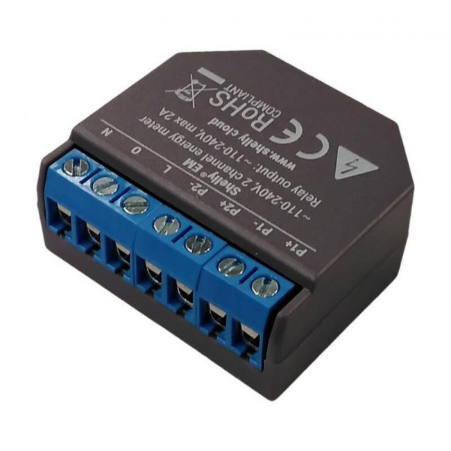 Μετρητής Ενέργειας Wi-Fi Μονοφασικός EM SHELLY