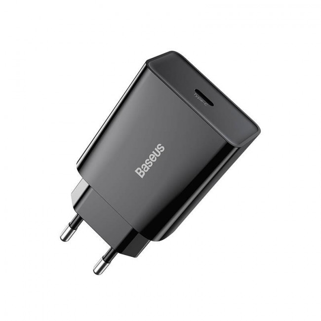 Φορτιστής Τοίχου USB TypeC 20W Μαύρο CCFS-SN01 BASEUS