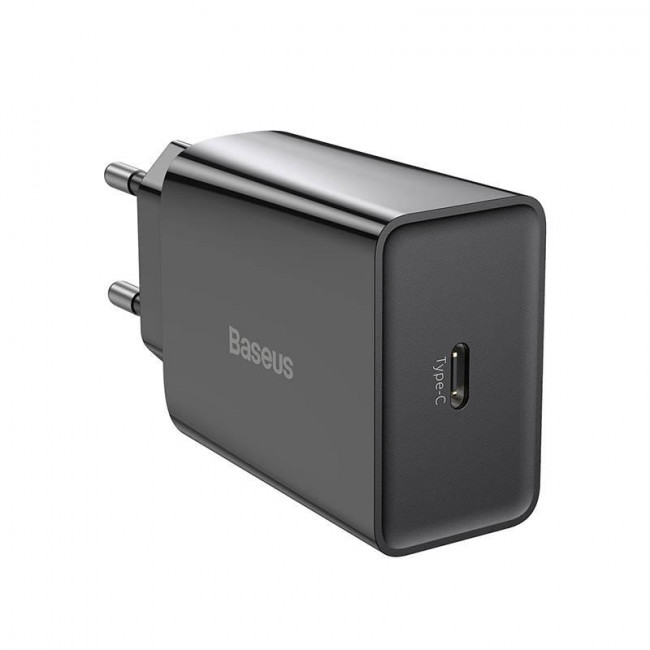 Φορτιστής Τοίχου USB TypeC 20W Μαύρο CCFS-SN01 BASEUS