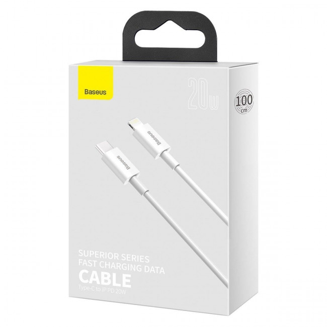 Καλώδιο Φόρτισης USB TypeC Σε Lighting 1m Λευκό CATLYS-A02 BASEUS
