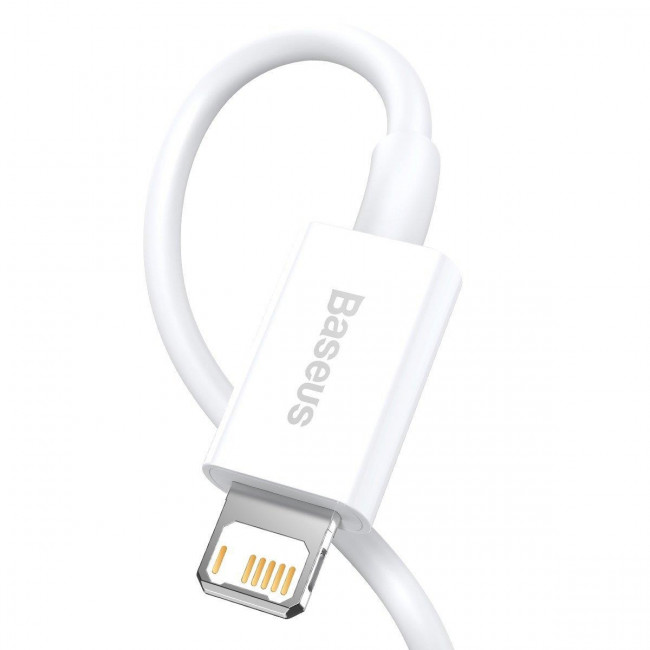 Καλώδιο Φόρτισης USB TypeA Σε Lighting 1m Λευκό CALYS-A02 BASEUS