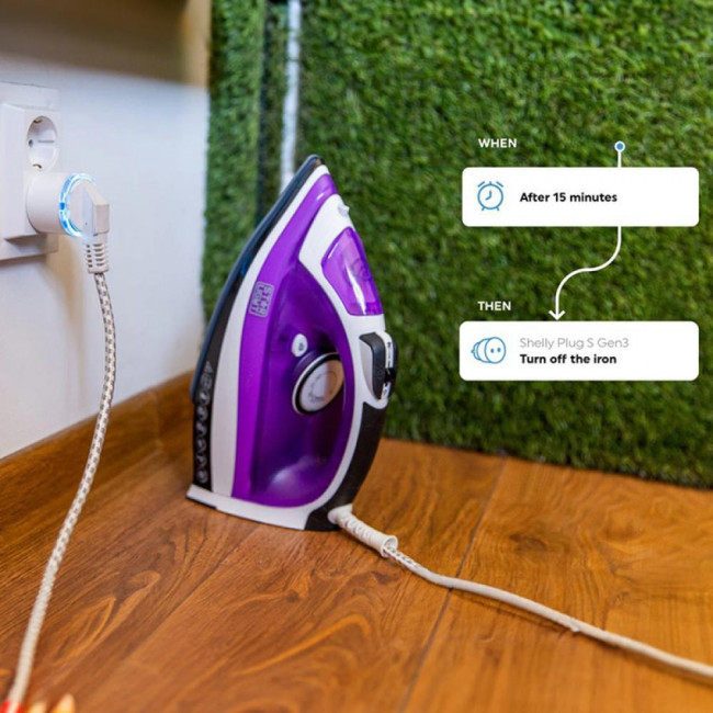 Αντάπτορας Ρεύματος Wi-Fi Plug S Gen3 SHELLY