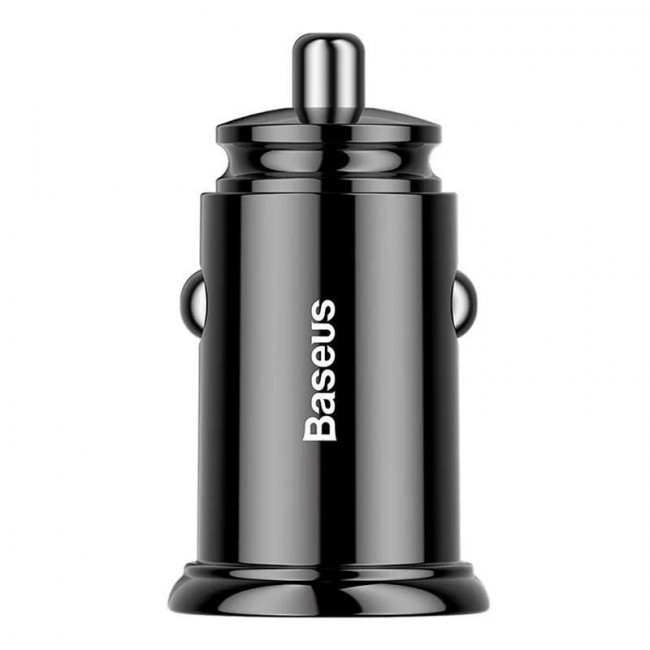 Φορτιστής Αυτοκινήτου USB TypeA+C Γκρι CCALL-YS01 BASEUS