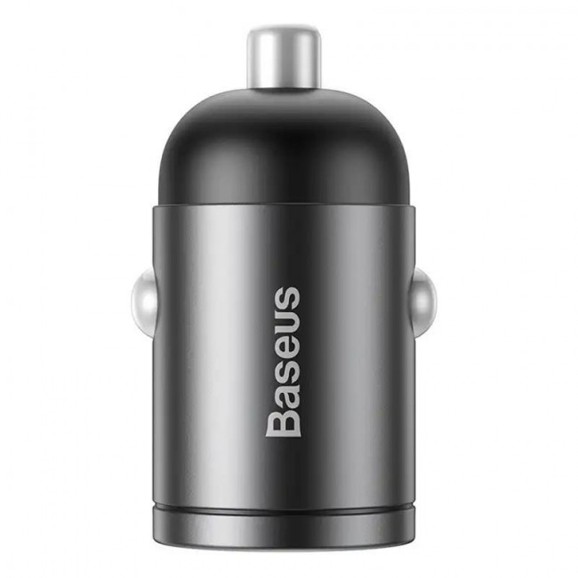 Φορτιστής Αυτοκινήτου USB TypeC Γκρι VCHX-A0G BASEUS