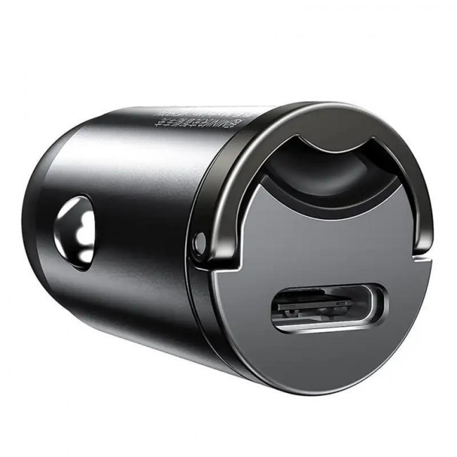 Φορτιστής Αυτοκινήτου USB TypeC Γκρι VCHX-A0G BASEUS