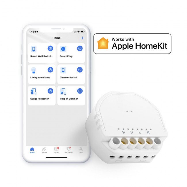 Διακόπτης Wi-Fi 1 Εξόδου HomeKit MSS810HK MEROSS