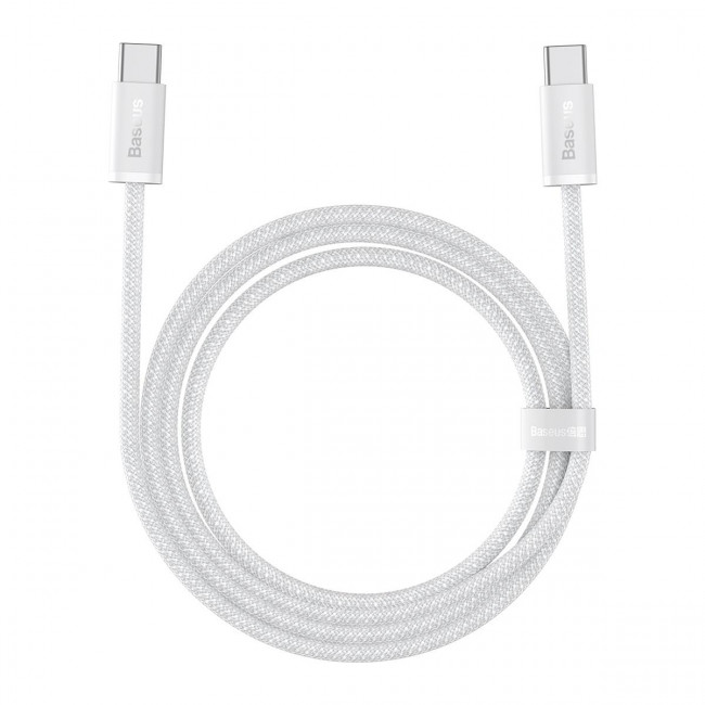 Καλώδιο Φόρτισης USB TypeC Σε TypeC 2m Λευκό CALD000302 BASEUS
