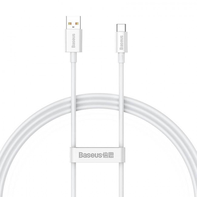 Καλώδιο Φόρτισης USB TypeA Σε TypeC 1m Λευκό P1032010 BASEUS