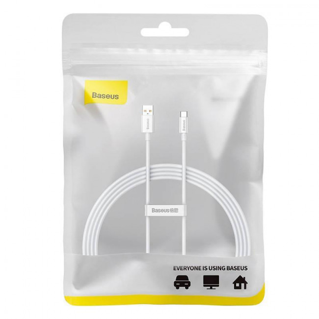 Καλώδιο Φόρτισης USB TypeA Σε TypeC 1.5m Λευκό P1032010 BASEUS