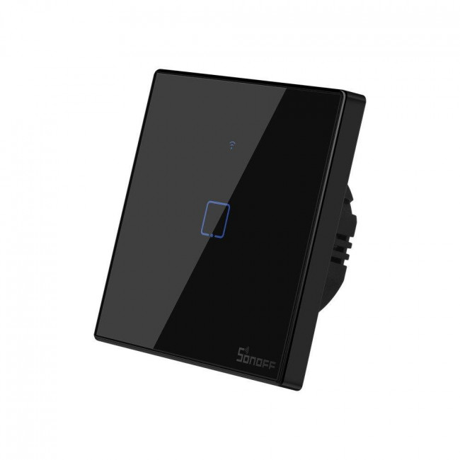 Διακόπτης WiFi Και RF 1 Εξόδου Μαύρο TX-T3EU1C SONOFF
