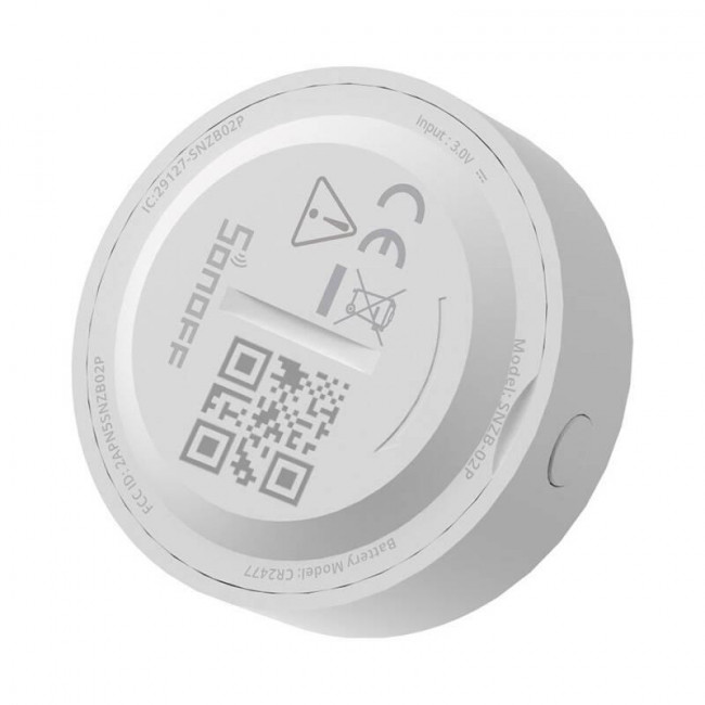 Αισθητήρας Θερμοκρασίας και Υγρασίας Zigbee SNZB-02P SONOFF