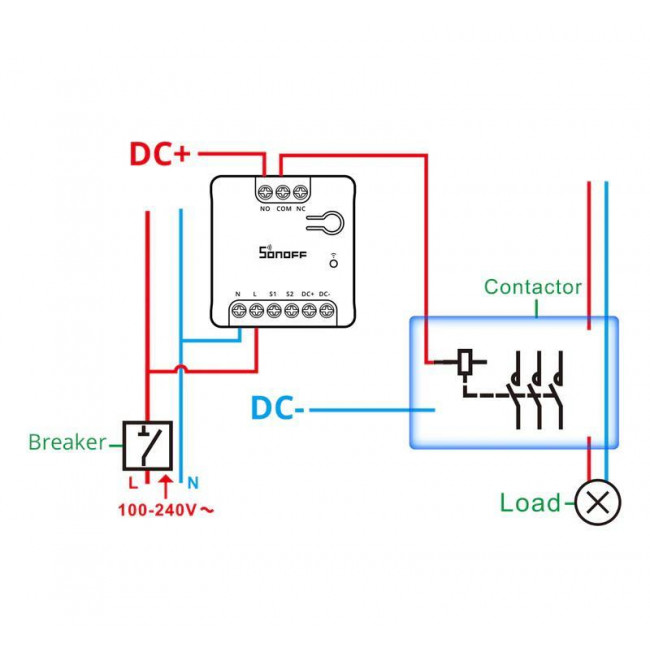 Διακόπτης Wi-Fi Μεταγωγικής Επαφής (Matter) MINI-D SONOFF