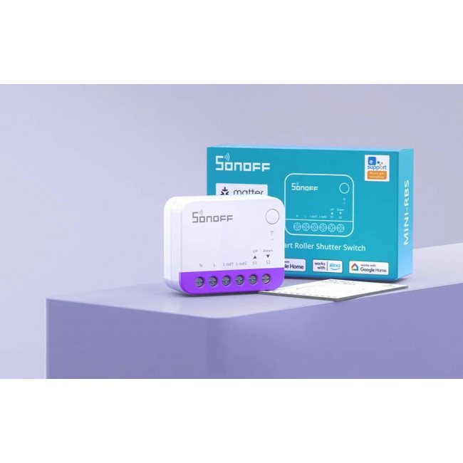 Διακόπτης Wi-Fi 1 Εξοδου Ρολών MINI-RBS SONOFF