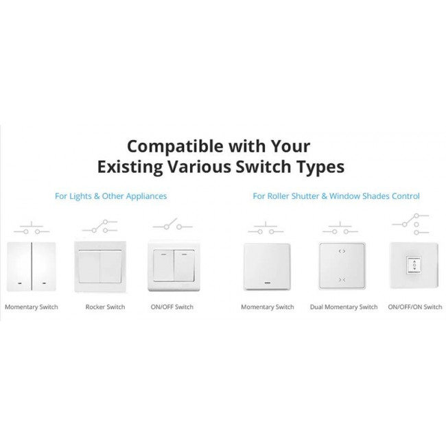 Διακόπτης Wi-Fi 2 Εξόδων DUALR3-LITE SONOFF