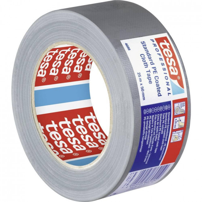 Υφασμάτινη Ταινία 25mx50mm Gaffer Γκρι 04688 TESA