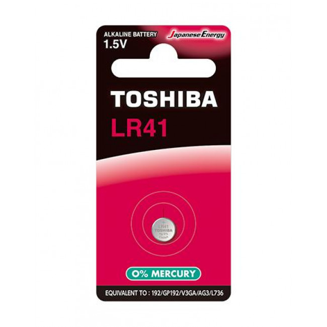 Μπαταρία Αλκαλική Button Cell LR41 Special TOSHIBA