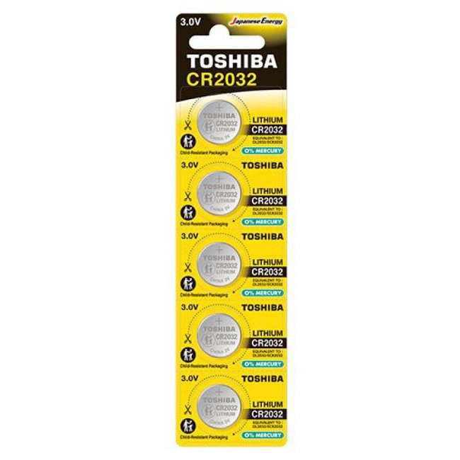 Μπαταρία Λιθίου Coin CR2032 TOSHIBA