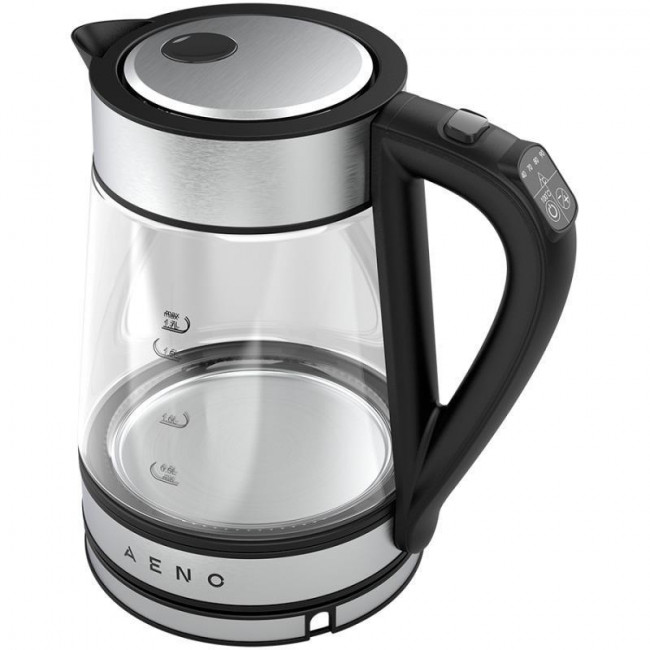 Βραστήρας 1.7L 2200W Με Wi-Fi Μαύρο Και Διάφανο EK1S AENO