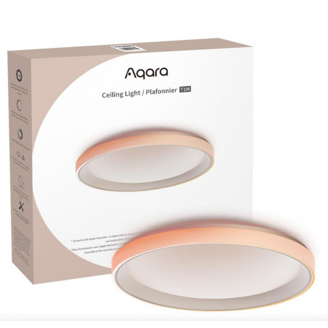 Πλαφονιέρα Zigbee LED 40W RGB+Tunable White Λευκό T1M AQARA