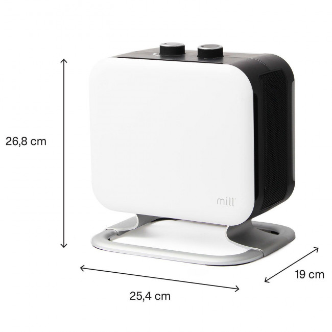 Αερόθερμο Δαπέδου 1800W Λευκό CUS1800MECWA MILL