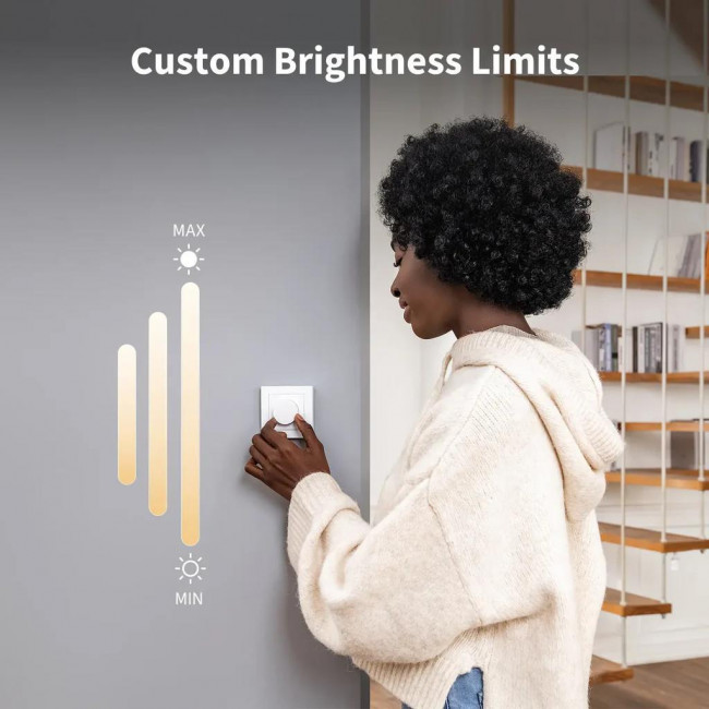 Διακόπτης Dimmer Zigbee,Bluetooth & Thread Λευκό H2 AQARA