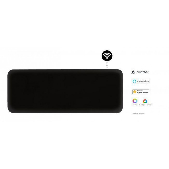 Θερμαντικό Πάνελ 1300W Με W-Fi Και Οθόνη LED Μαύρο PA1300WIFI4B MILL