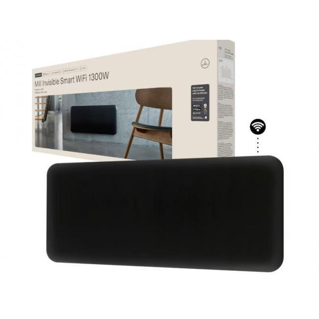Θερμαντικό Πάνελ 1300W Με W-Fi Και Οθόνη LED Μαύρο PA1300WIFI4B MILL