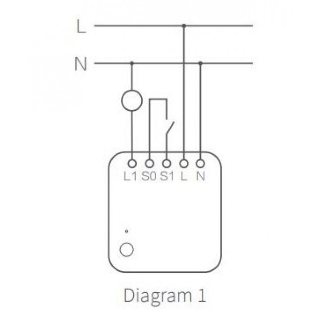 Διακόπτης Ενδιάμεσος Zigbee 1 Εξόδου T1 AQARA