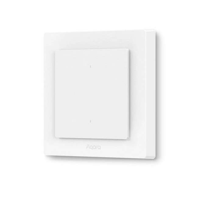 Διακόπτης Zigbee& Thread 1 Εξόδου, 2 Πλήκτρων Λευκό H2 AQARA