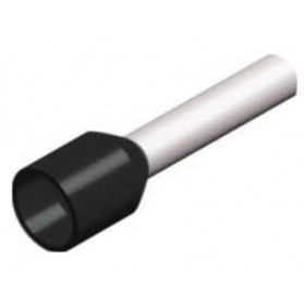 Ακροχιτώνιο Με Μόνωση  Μαύρο 1.50mm²
