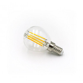Λάμπα LED Σφαιρική 4W E14 2800k 230V Filament Dimmable Clear LUMEN