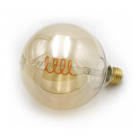 Λάμπα LED Γλόμπος G125 6W E27 1800k 230V Filament Amber LUMEN
