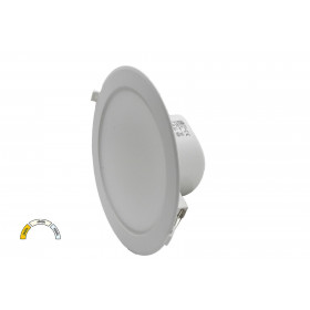 Πάνελ LED Χωνευτό 24W 3000k-6500k Στρογγυλό Λευκό 21-0242 ADELEQ