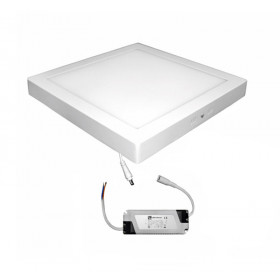 Πάνελ LED Επίτοιχο 25W 6300K Τετράγωνο 300X300mm 120° Λευκό