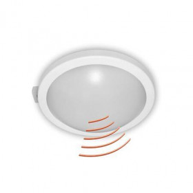 Πλαφονιέρα LED 15W 4000Κ Λευκό Με Ανιχνευτή Κίνησης 21-21315710 ADELEQ