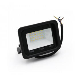 Προβολέας LED 20W 6200K Μαύρο IP65 230V ADELEQ
